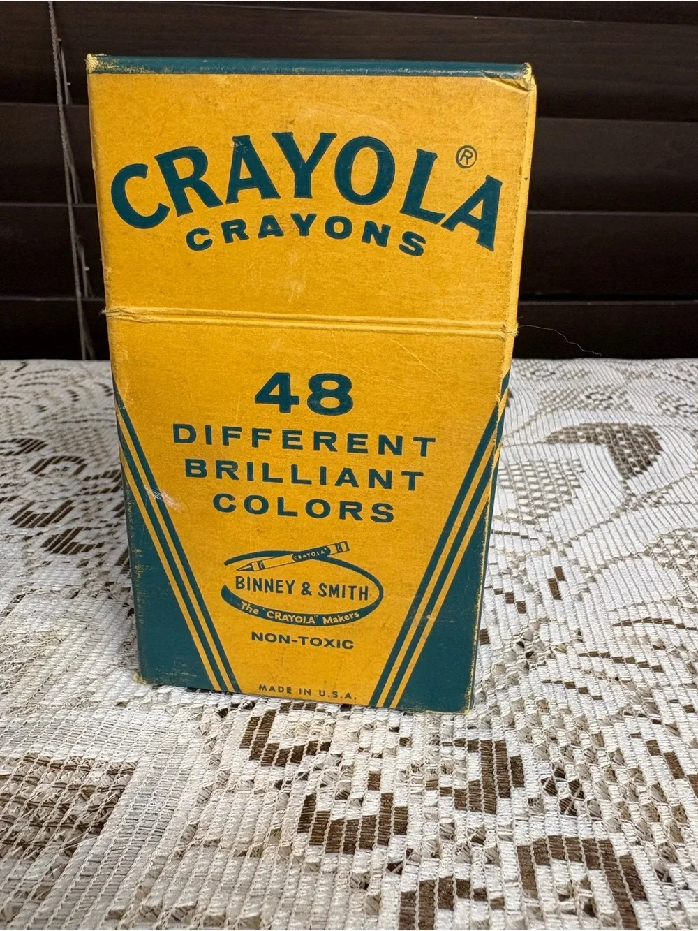 Crayola 48-Count Crayons Box in Yellow and Teal